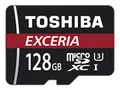 Produktbild: Toshiba EXCERIA M302-EA Micro SDXC 128GB UHS-I Klasse 10 Speicherkarte (bis zu 90MB/s lesen)