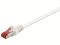Produktbild: Goobay 95656 CAT 6 Patchkabel, S/FTP (PiMF), Weiß, 25 m - LSZH halogenfrei, Kupfer