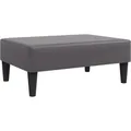 Produktbild: vidaXL Fußhocker Grau 77x55x31 cm Kunstleder 379563