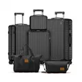 Produktbild: Trolleyset LG2 Hartschalen-Koffer set (S,M,L,XL) Rollkoffer, Reisekoffer, Handgepäck 4 Rollen, ABS-Material, TSA Zollschloss, 6-teiliges Set