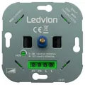 Produktbild: Ledvion LED Dimmer 3-250 Watt | 220-240V | Phasenabschnitt Universal | Drehdimmer Unterputz Dimmschalter Für Dimmbare LEDs | LED 3-250 Watt Und Halogen 3-300 W | Lampen von 0 auf 100% dimmen