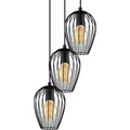 Produktbild: Eglo Pendelleuchte Newtown Schwarz 3-flammig Ø 38 cm