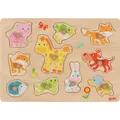 Produktbild: GOKI Holzpuzzle Welpen