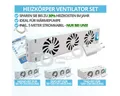Produktbild: BRAINZAP Heizkörperventilator Heizkörper/Radiator Ventilator Booster, 8 cm Durchmesser, Für Alle Heizkörper, 50-120cm, 20 dbA, 1kWh/Jahr, 20-30% Kosten sparen