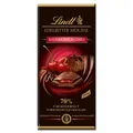 Produktbild: (34,27€/1kg) Lindt Edelbitter Mousse Kirsch-Chili, Schokolade, 150g Tafel