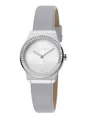 Produktbild: Esprit Magnolia Mini Stones Uhr Damenuhr Lederarmband Grau ES1L091L0015