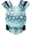 Produktbild: Hoppediz Primeo Babytrage Singapur Blue Bio Baumwolle Neugeborene Wie Neu