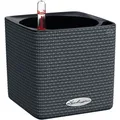 Produktbild: Lechuza® Pflanzgefäß Cube Color 14 Schiefergrau 14 cm x 14 cm