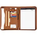 Produktbild: Leathario A4 Dokumentenmappe Padfolio in Braun – Elegantes Schreibblock-Design