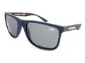 Produktbild: Superdry Runnerx Polarisierte Sonnenbrillen Gummiert Blau Mit / Dunkelgrau