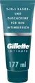 Produktbild: Gillette Intimate Body & Intimate 2-in-1 Rasier-und Duschcreme 177ml - NEU
