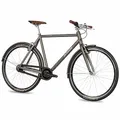 Produktbild: Airtracks Herren Urban Bike 28 Zoll UR.2825 City Fahrrad Shimano Nexus 7 Gang Citybike Grau Matt - 53cm (Körpergröße 170-185cm