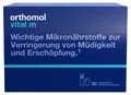 Produktbild: Orthomol Vital m für Männer - bei Müdigkeit - mit B-Vitaminen, Omega-3-Fettsäuren und Magnesium - Orangen-Geschmack - Trinkampullen/Kapseln, 30 St. Tagesportionen