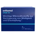 Produktbild: Orthomol Vital m für Männer - bei Müdigkeit - mit B-Vitaminen, Omega-3 und Magnesium - Trinkampullen/Kapseln - Orangen-Geschmack