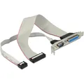 Produktbild: Delock Seriel 1 Ports Seriell+Parallel Bracket (0.30 m, Parallel (Drucker)) (83445)
