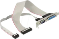 Produktbild: DELOCK 83445 - Delock Slotblech > 1 x Seriell, 1 x Parallel