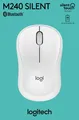 Produktbild: Logitech Maus M240 optisch Wireless Bluetooth 3 Tasten 4000 dpi weiß 910-007120