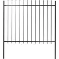 Produktbild: Vidaxl - Gartenzaun Mit Speerspitzen Stahl 1,8 M Schwarz