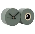 Produktbild: Karlsson Uhr Wanduhr Duo Cuckoo Matt Jungle Green