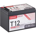 Produktbild: Accurat Traction LiFePO4 Batterie T12-12V, 12Ah - Lithium-Eisenphosphat Versorgungsbatterie, Bootsbatterie, Solarbatterie für Wohnwagen, Wohnmobil, Camper