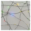 Produktbild: EMOS Multicolor Nano-Lichterkette für Innen und Außen (IP44), 15m lange LED-Weihnachtslichterkette NANO für Partys, Weihnachten, 6 Stunden Timer Funktion, Netzteil und Transformator, grünes Kabel
