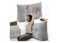 Produktbild: ELONEO Rückenkissen Bett- und Rückenstützkissen >Grau< 100cm