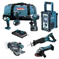 Produktbild: MAKITA DCS552 Z Akku-Metall-Handkreissäge LXT 18V 11tlg. Akku Werkzeug Combo Kit