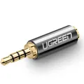 Produktbild: Audio Adapter von 2.5mm Miniklinke(männlich) auf 3.5mm(weiblich) Ugreen Schwarz