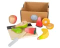Produktbild: Small Foot Kinder-Küchenset Schneide-Set Obst, (packung, 12-tlg., set), besonders realitätsnah spielen,mit Klettfunktion