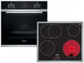 Produktbild: Siemens EQ212KD00Z Set Backofen HR214ABS0 + Glaskeramikkochfeld ET645BNA1E