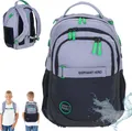 Produktbild: Schulrucksack Elephant Hero Signature Rucksack Jungen Schultasche backpack Schulranzen Schulmappe Schule Tasche 13047 Color Block Grau Grün