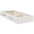 Produktbild: vidaXL Bett Tagesbett ohne Matratze Weiß 80x200 cm Massivholz Kiefer weiß 200 cm x 80 cm x 30 cm