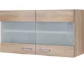 Produktbild: Flex Well Hängeschrank mit Glastür Samoa BxTxH 100 x 32 x 55 cm sonoma eiche mat