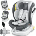 Produktbild: KIDIZ® Kindersitz Autositz Kinderautositz Baby Isofix Top Tether 360° drehbar i-Size Gruppe 0/1/2/3 ab Geburt -12 Jahre + Sonnenschutzdach Seitenschutz 5 Punkt Gurt Kopfstützenverstellung ECE R129