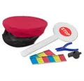 Produktbild: THE TOY COMPANY® Spielzeug-Polizeikelle Schaffner-Set, (5-tlg), mit Schaffnermütze, Schaffnerkelle, Pfeife, Fahrkarten