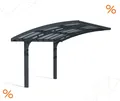 Produktbild: Palram-Canopia Alu Carport Arizona Breeze 5000 grau BxL 289x495cm Polycarbonat