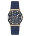 Produktbild: Guess Glaze Blau Damen Armbanduhr GW0753L5