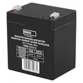 Produktbild: EMOS - Wartungsfreier Bleiakku - 12V 4,5Ah - AGM Batterie - Faston 4,7mm Anschluss - Für Notbeleuchtung, Alarmsysteme, Brandmeldetechnik, USV-Geräte - 91x71x105 mm