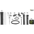 Produktbild: Gust. Alberts GmbH & Co. KG Maschendrahtzaun Set, anthrazit-metallic, 25 m