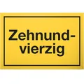 Produktbild: DankeDir! 50 Jahre - Zehnundvierzig Schild - Geschenk 50. Geburtstag Geschenkidee Geburtstagsgeschenk Fünzigsten Geburtstagsdeko Partydeko Party Zubehör Geburtstagskarte