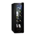 Produktbild: Klarstein Shiraz 12 Slim Uno Weinkühlschrank 32l/12Fl.Touch 85 W 5-18 °C LED 10034625