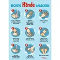 Produktbild: Plakat „Richtig Hände waschen“