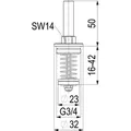 Produktbild: Js Oberteil Rueckflussverhinderer Dn20,3/4
