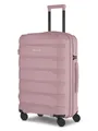 Produktbild: D & N Check-in Koffer für Damen und Herren | mittelgroßer Trolley 43 x 25 x 66 cm aus hochwertigem, stoßfestem ABS Material | Erweiterbar & TSA Schloss| South Dakota Serie