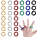 Produktbild: Akupressur Ringe Set - 30PCS Massageringe für Finger Akkupressurringe, Massage Ring für Stress Reduzierstück und Förderung der Durchblutung, Fingermassage oder Zehenmassage