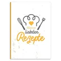 Produktbild: itenga Sichtbuchmappe für Rezepte - Rezeptmappe Rezeptordner mit Motiv A4 Kunststoff 20 Hüllen / 40 Seiten (Motiv Kochmütze)