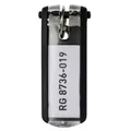 Produktbild: DURABLE Schlüsselanhänger KEY CLIP schwarz - 6 Stück 1957-01