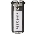 Produktbild: DURABLE Schlüsselanhänger Durable Schlüsselanhänger 195701 Key Clip - 1957 Schwarz 6 St.