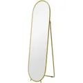 Produktbild: Homcom Ganzkörperspiegel,, Gold, Glas, 4x160x40 cm, Spiegel, Standspiegel