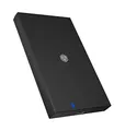 Produktbild: ICY BOX USB-C Festplattengehäuse für 2, 5 Zoll SSD/HDD mit USB 3.0 (5 Gbit/s), Externes SATA Gehäuse, Werkzeuglos, SSDs bis 9, mm Höhe, USB-A Adapter, IB-200T-C3, Schwarz
